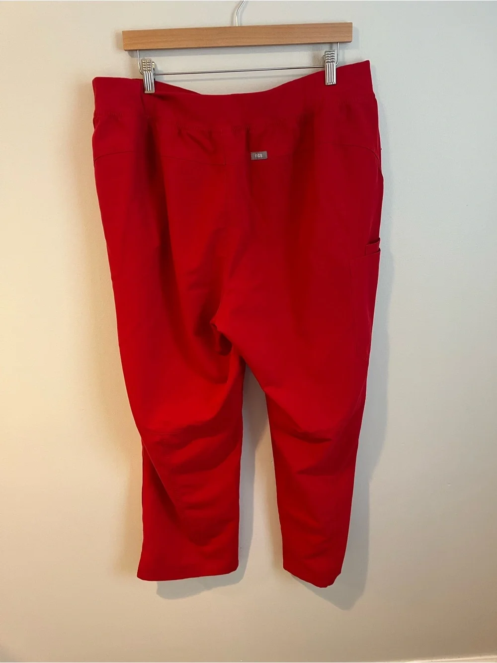 Figs Red Kade Straight-Leg Scrub Pant